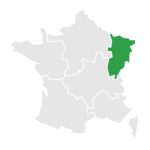 carte de la région est de la France