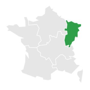 carte de la région est de la France