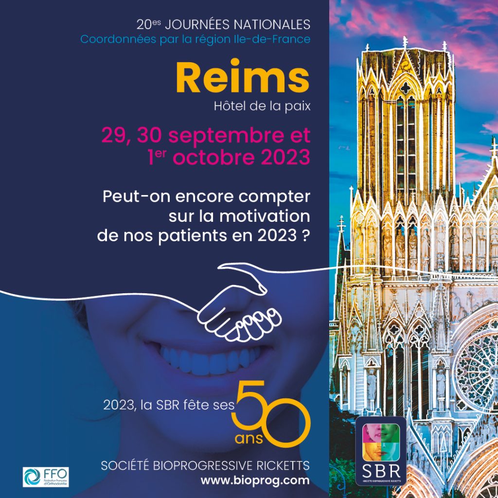 Affiche pour la 20èmes journées internationales, qui a lieu à Reims les 29, 30 septembre et 1er octobre 2023