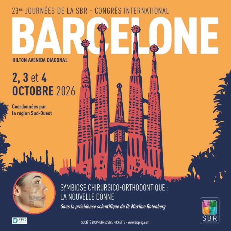 Bannière du congrès international de Barcelone de la SBR, les 2,3 et 4 octobre 2026