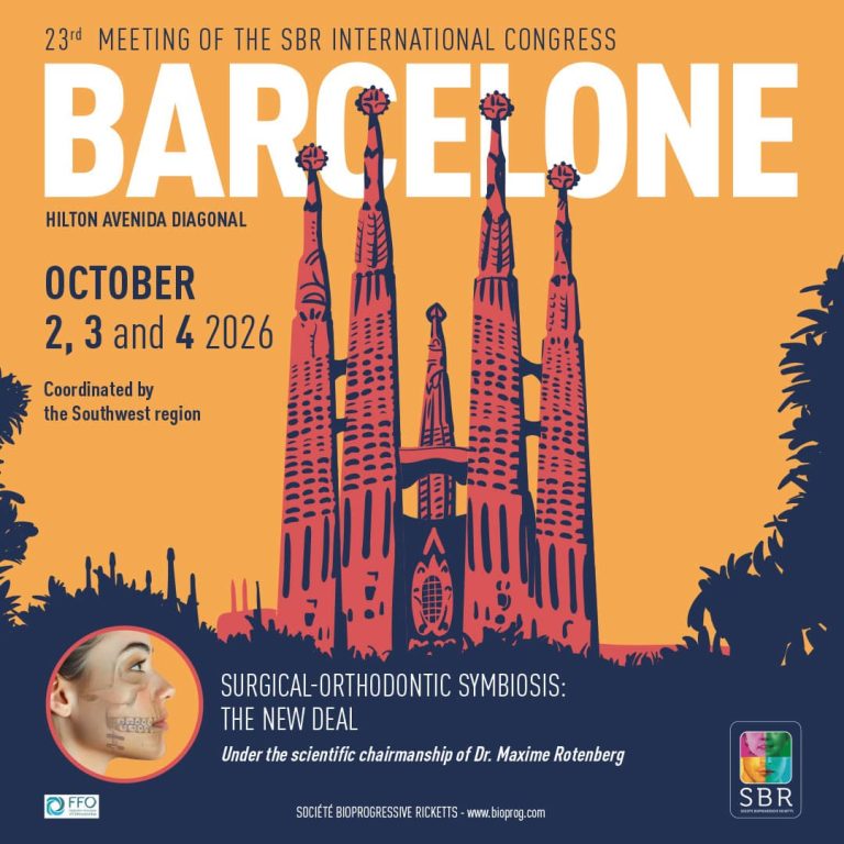 Bannière, en anglais, du congrès international de Barcelone de la SBR, les 2,3 et 4 octobre 2026