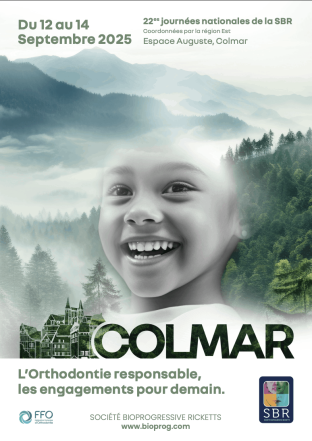 Affiche du congrès de Colmar de la SBR qui a lieu du 12 au 14 septembre 2025
